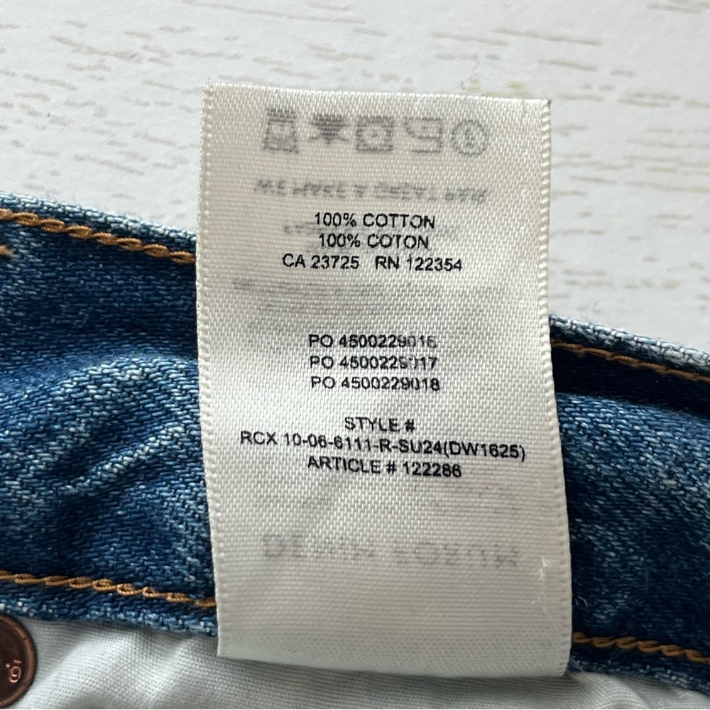Aritzia Denim Forum The Farrah Hi-Rise Wide Jean Size 24 Into The Bleu Light - Picture 10 of 11